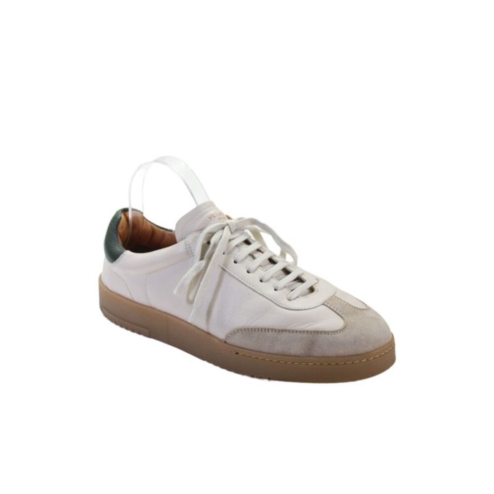 Velasca Mens Suede Leather Low Top Sneakers Shoes Light Brown Size 11